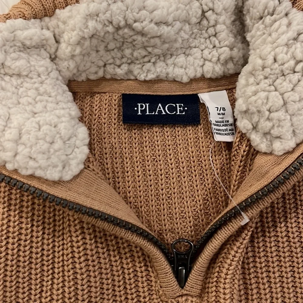 NWOT The Children's Place Big Boys' Kid Long Sleeve Sweater